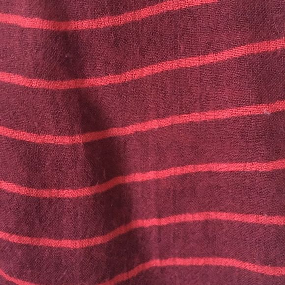 Red Stripped Scarf  - Picture 2 of 2
